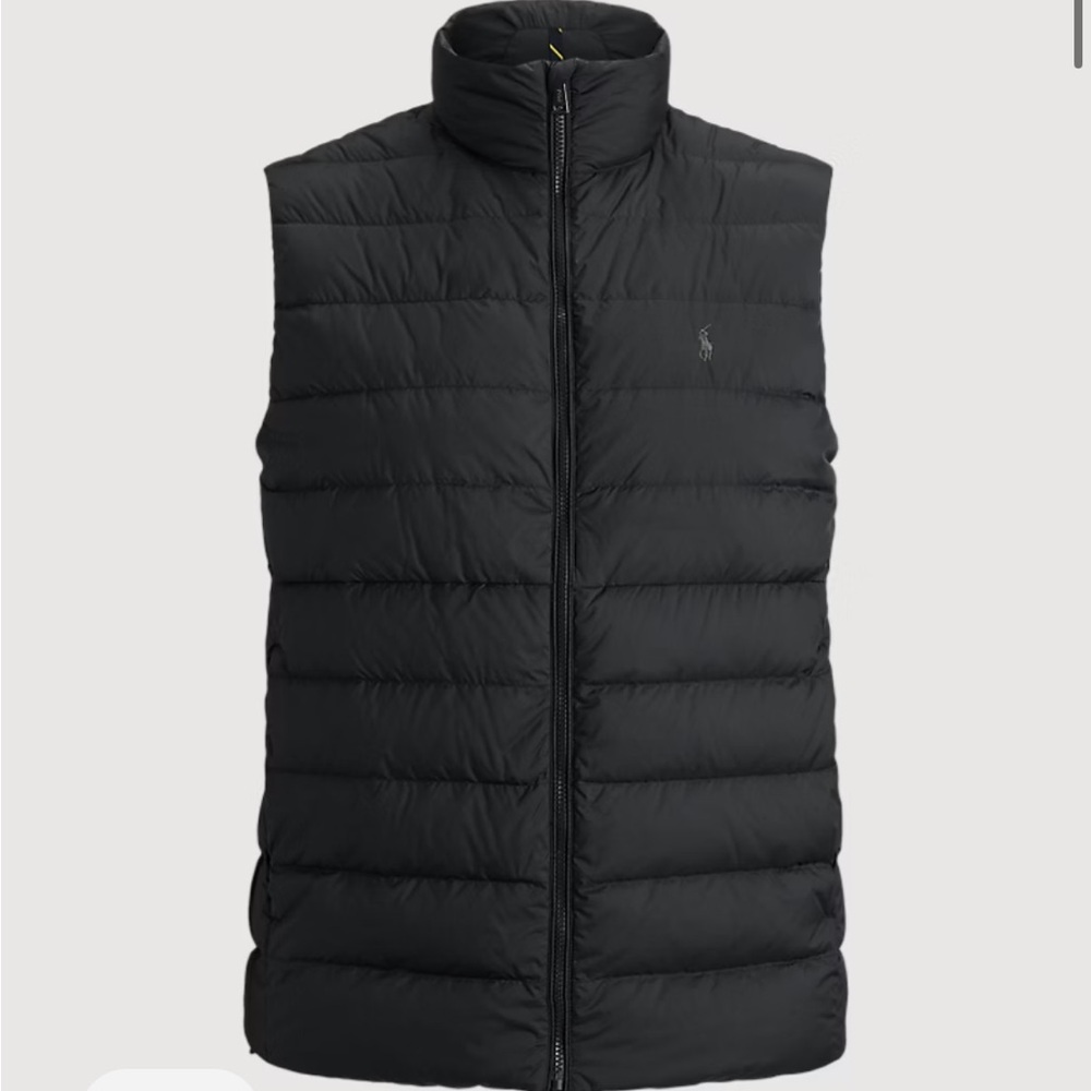 Ralph Lauren Men's Black Quilted Vest